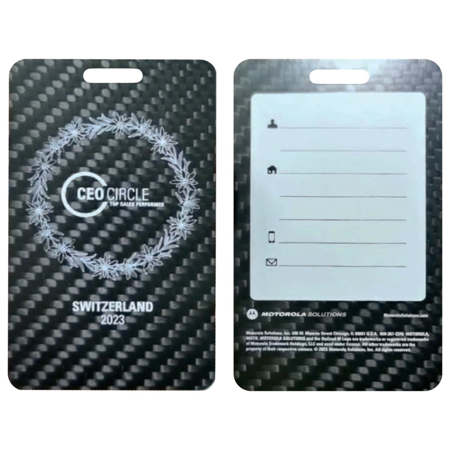 Carbon Fiber Luggage Tags 4