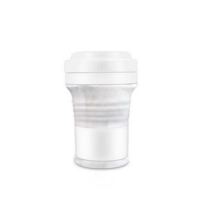 550ml Silicone Collapsible Cup With Straw And Carabiner 28