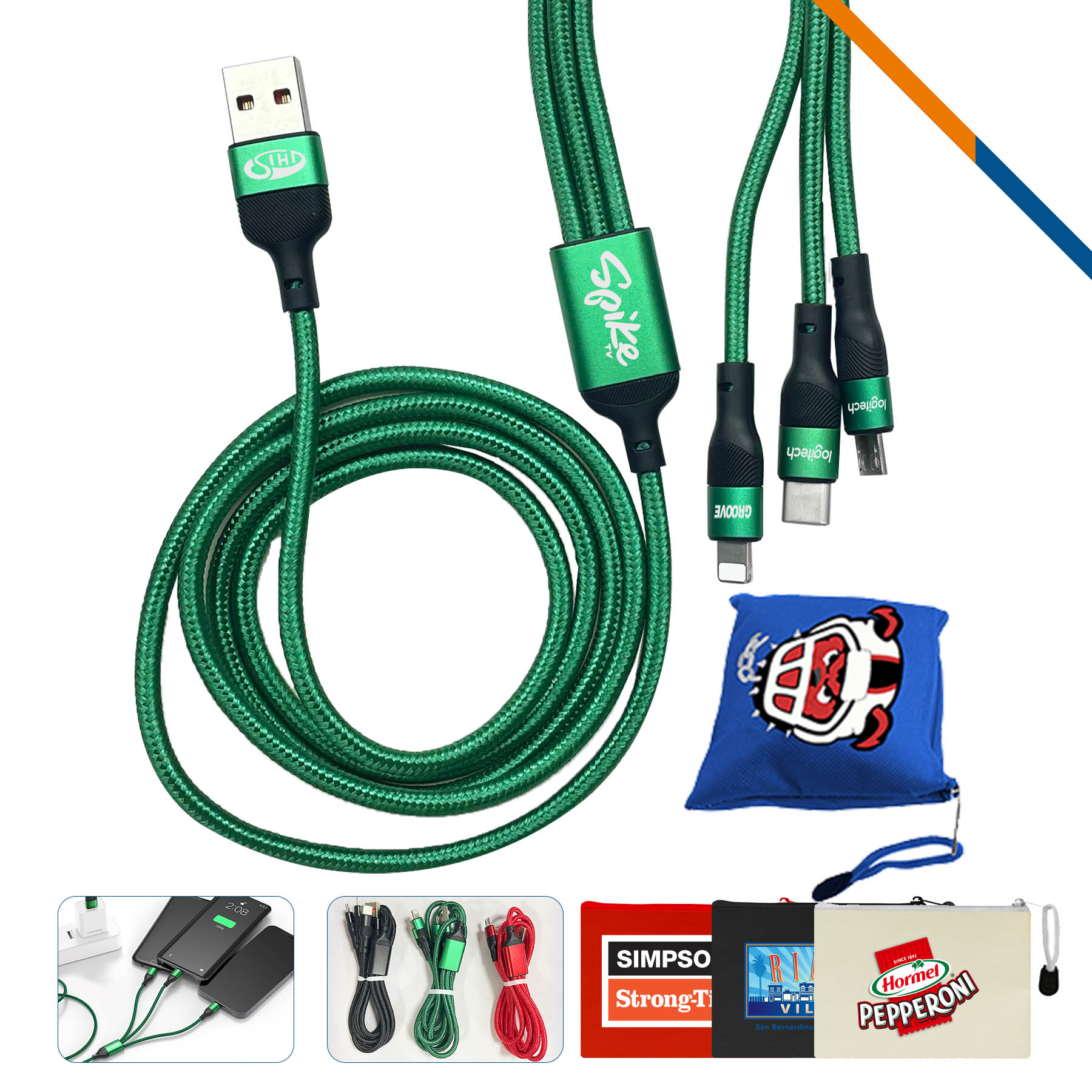 Tiliford 3in1 Fast Charging Cable 3