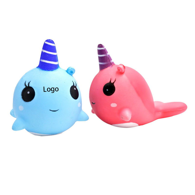 Squishy Narwhal Squeeze Toy Stress Reliever 8