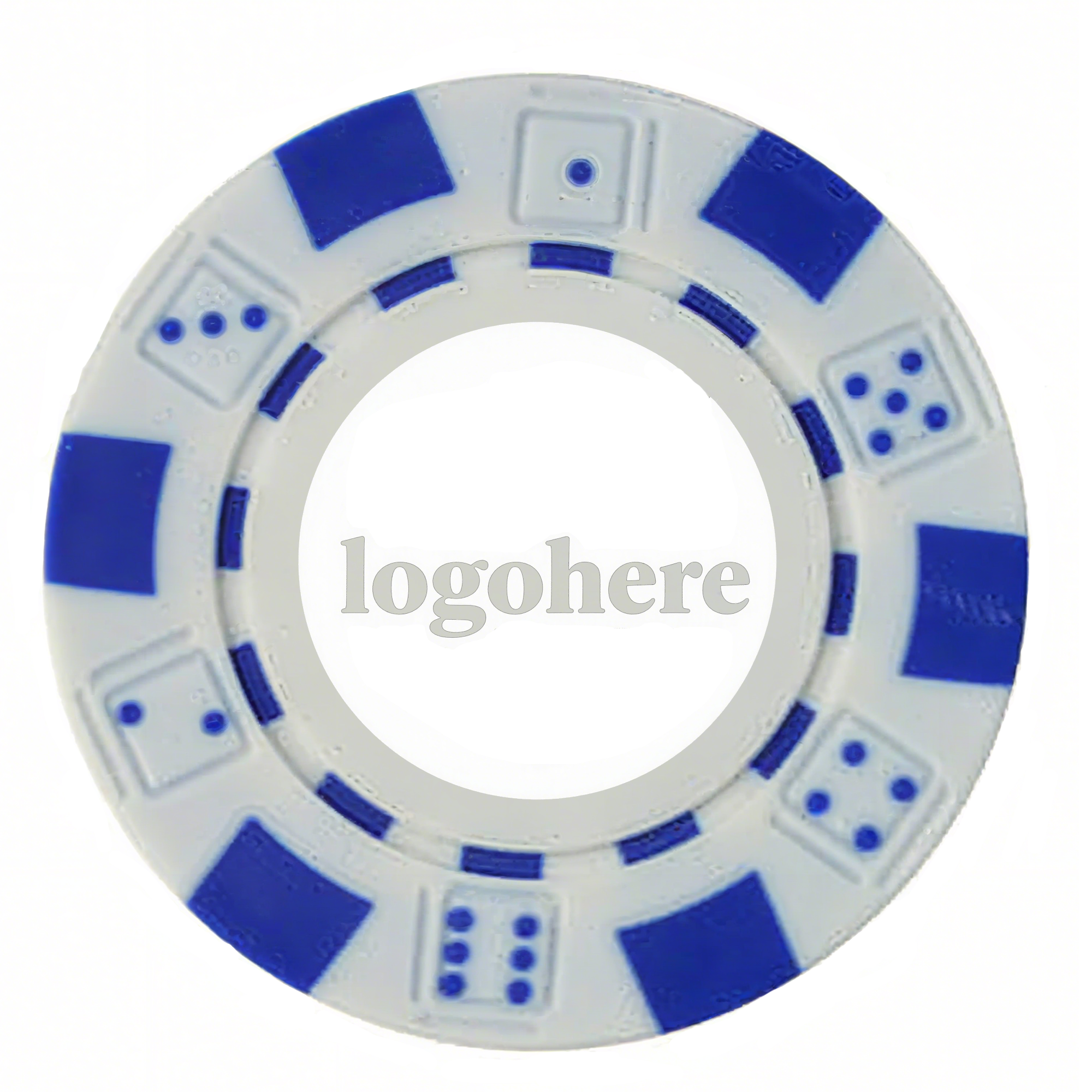 MOQ 100 Casino Grade 11.5g ABS Poker Chips 3