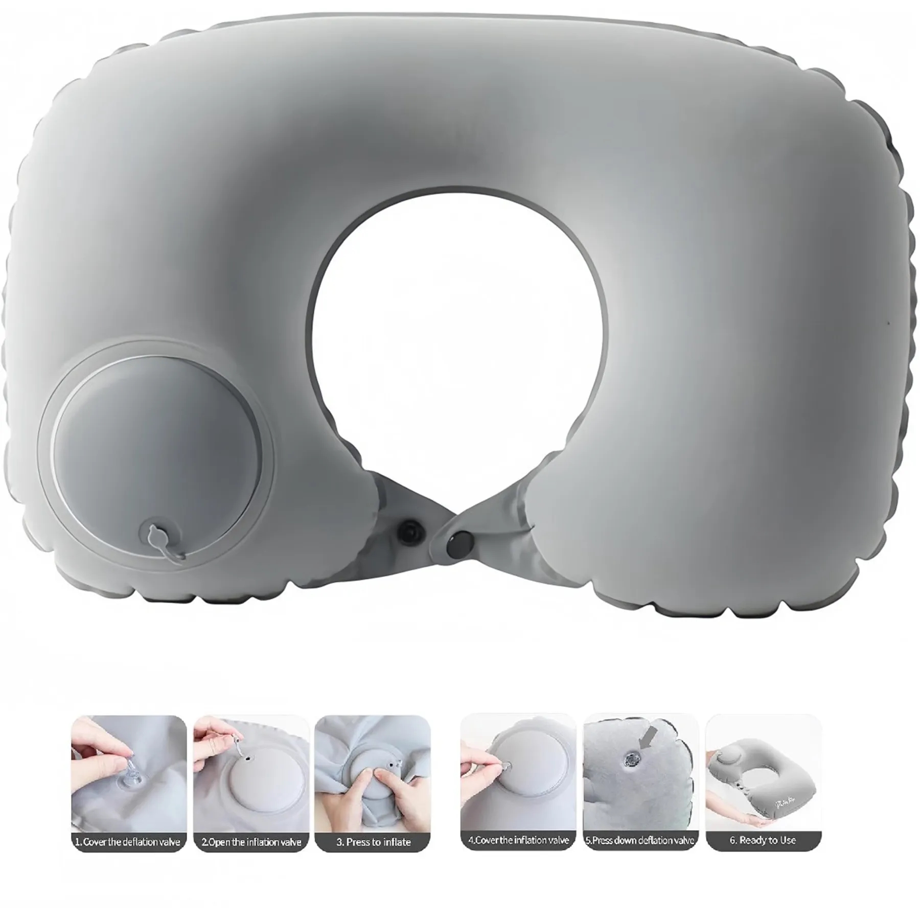 Inflatable Travel U-shaped Pillow 5