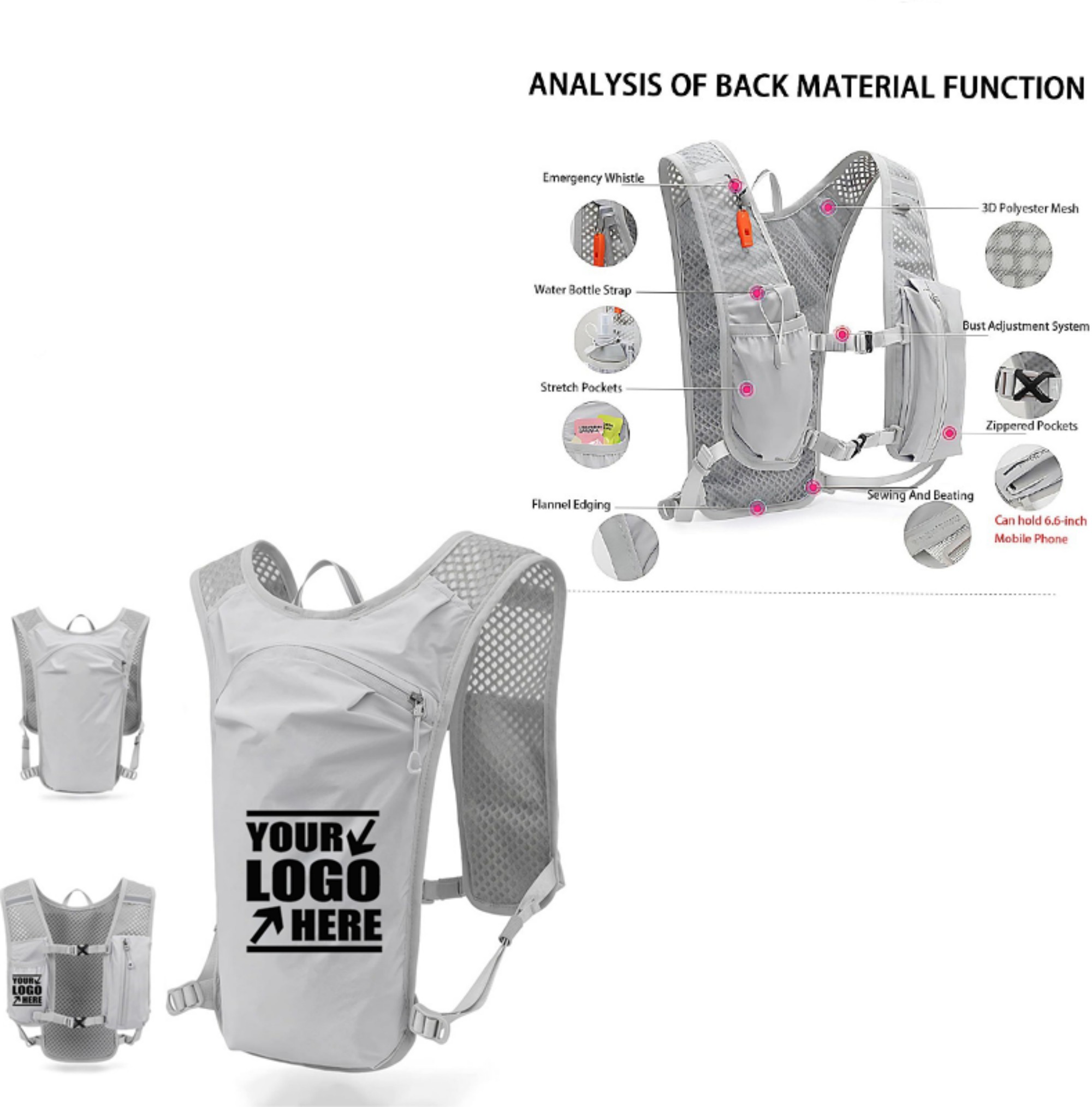 Hydration Vest Outdoor Backpack 2