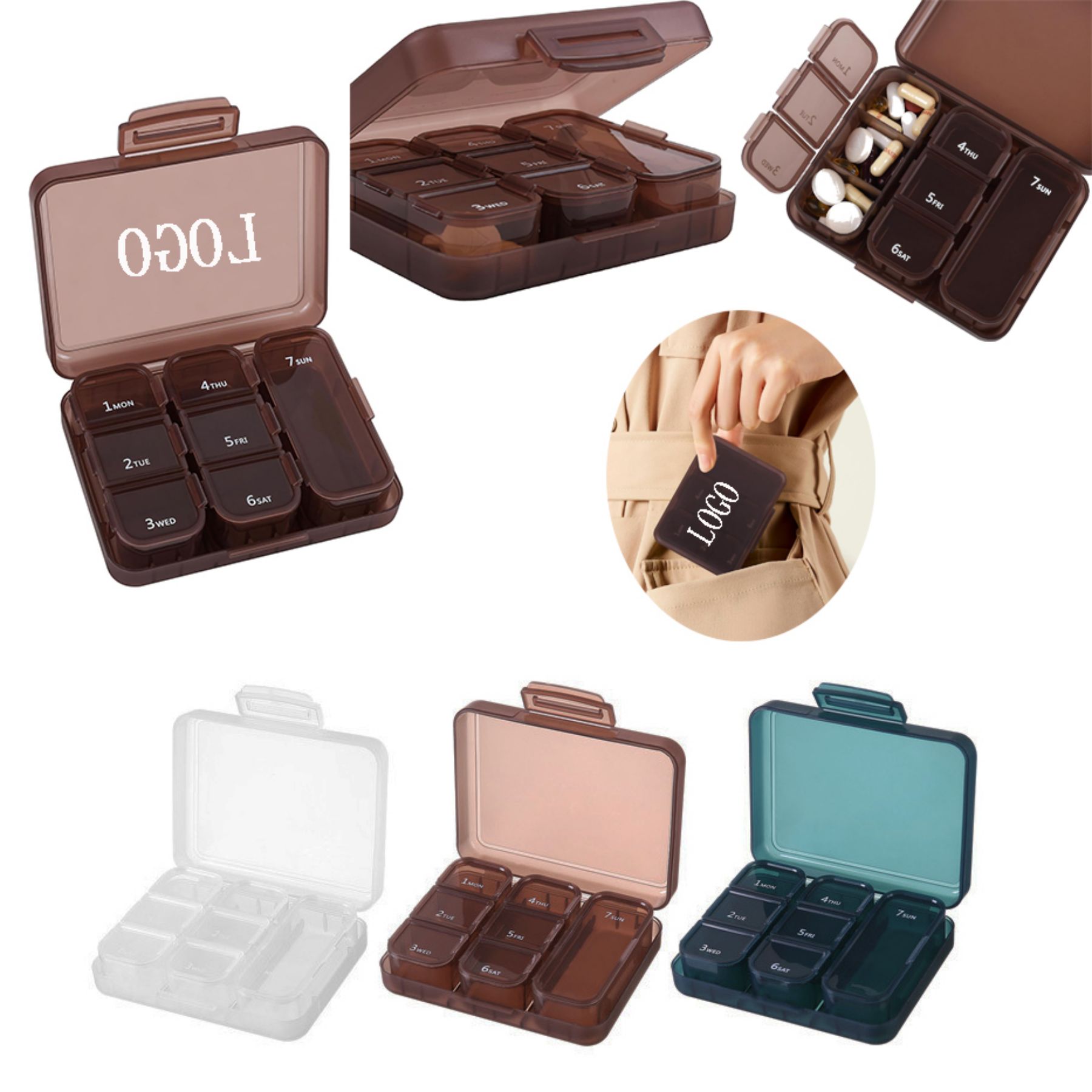 Daily Weekly Pill Holder Box 2