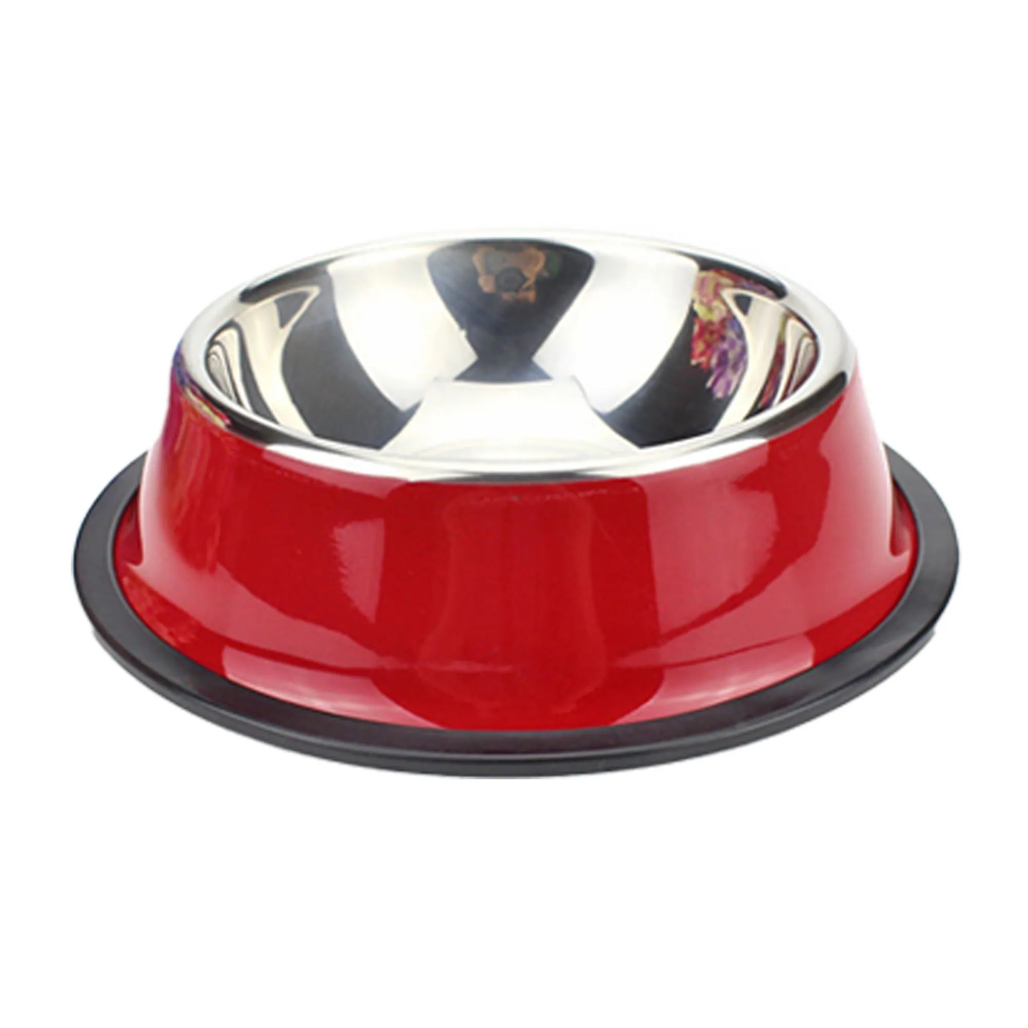 Basic Colorful Steel Pet Treat Bowl Food Tray 2