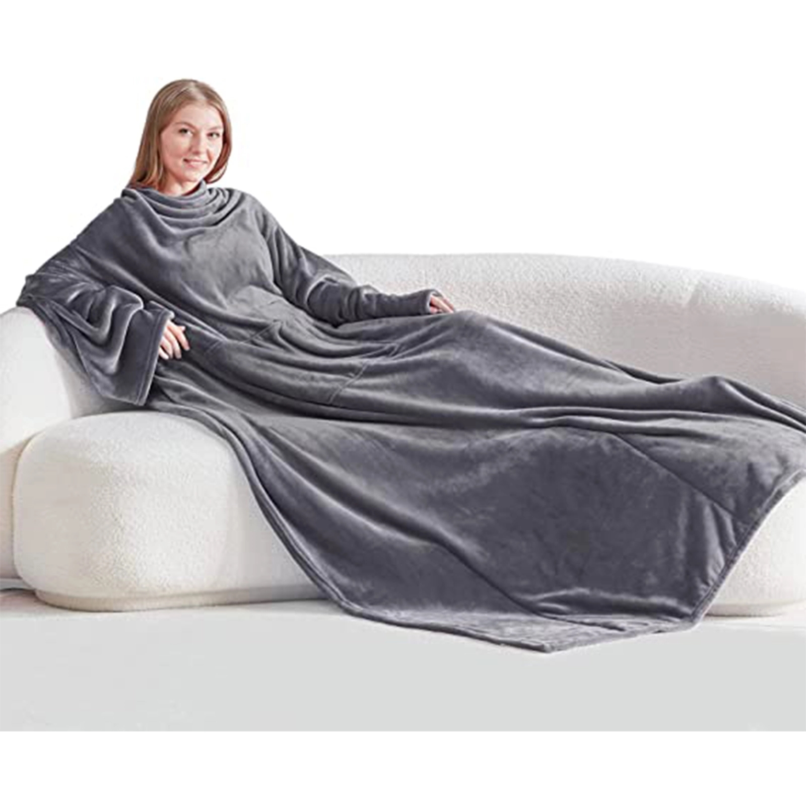 Oversized Touchat Wearable Blanket Hoodie 8