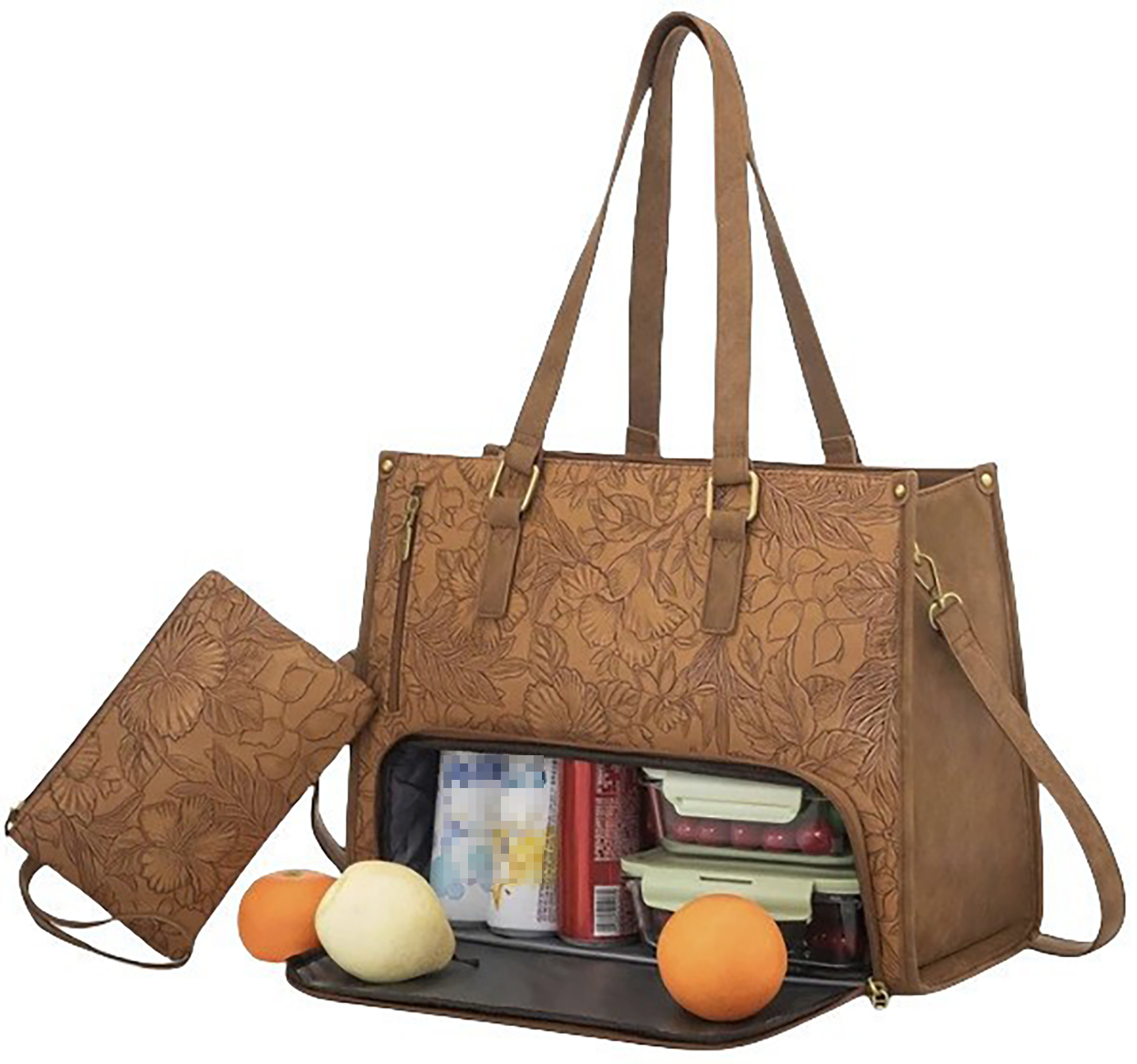 PU leather Lunch Tote Bag 10