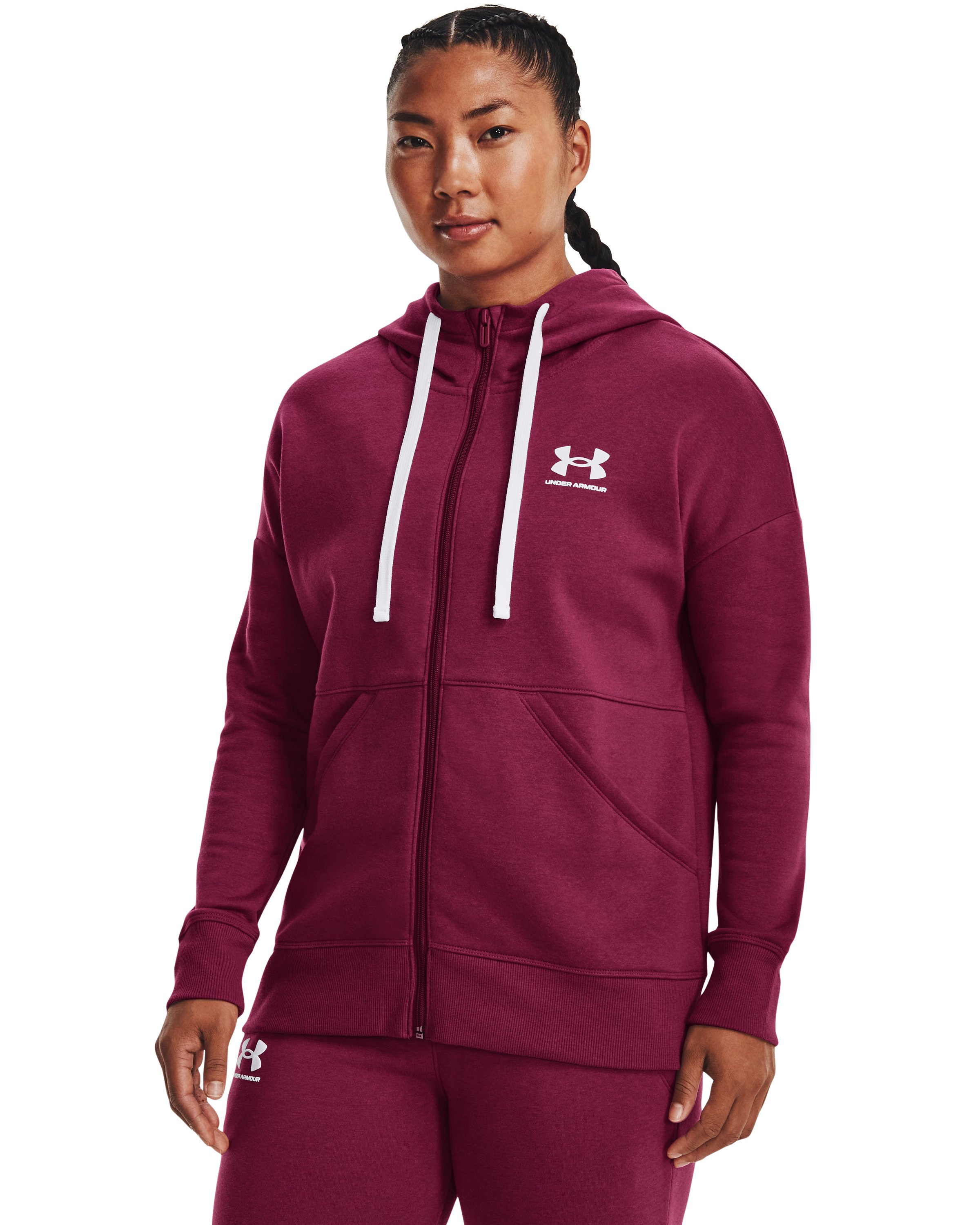 UA Rival Fleece Women's Full Zip Hoodie 2