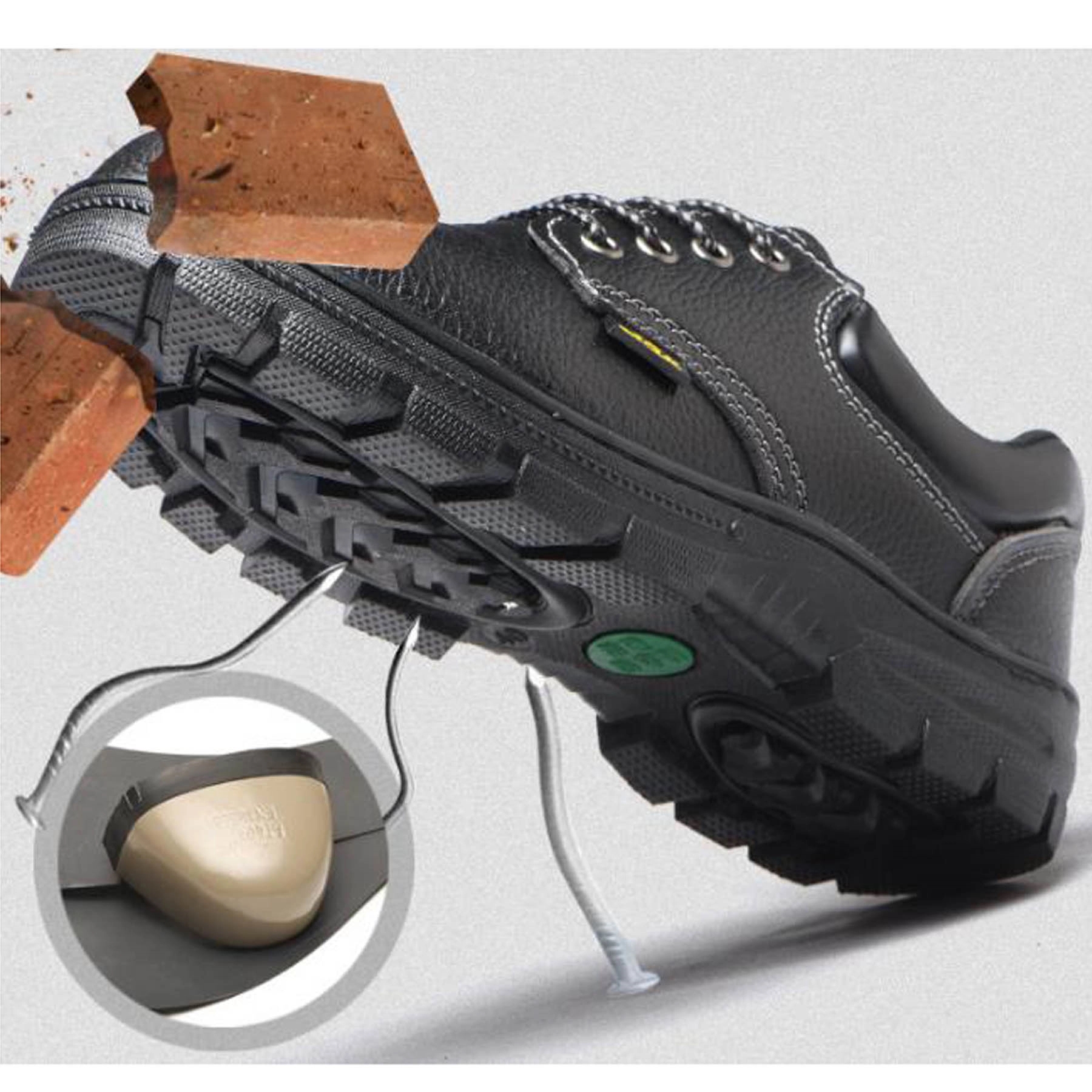 Steel Toe Anti Smash&puncture Oil Resistant Work Safety Shoe 4