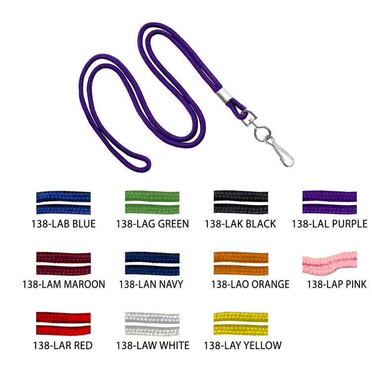 Badge Lanyard w/Metal Hook