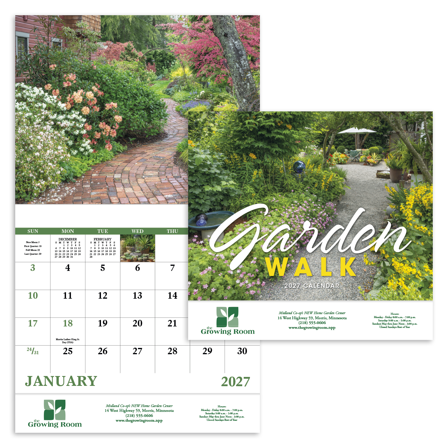 Good Value™ Garden Walk - Stapled Calendar 51