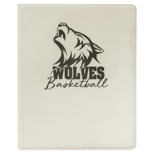 9 1/2" X 12" Laserable Leatherette Portfolio With Notepad 11