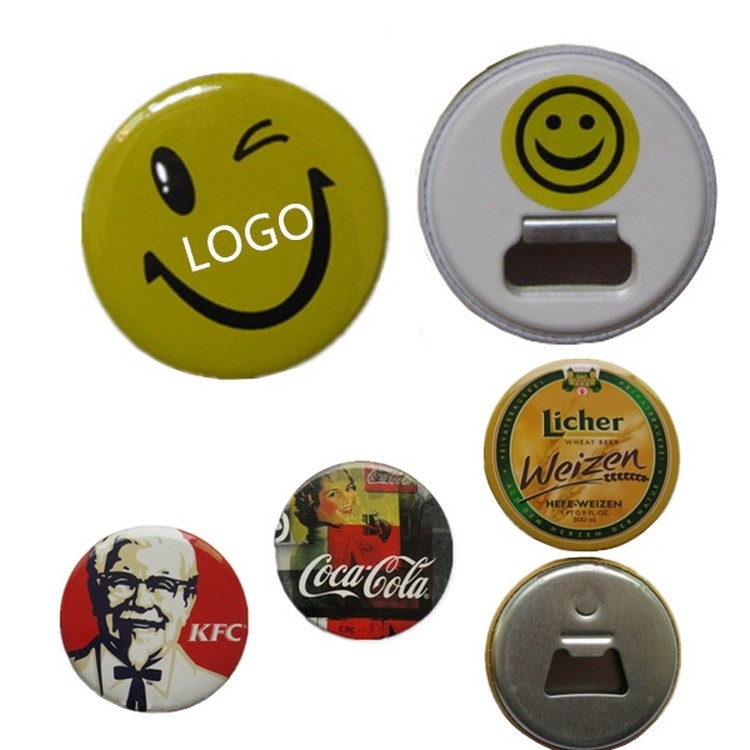 Smiling Face Round Badges 2