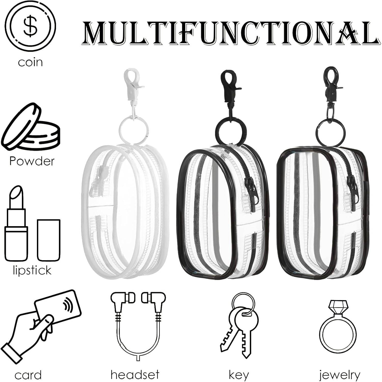 Mini Waterproof Transparent PU Makeup Storage Bag 1