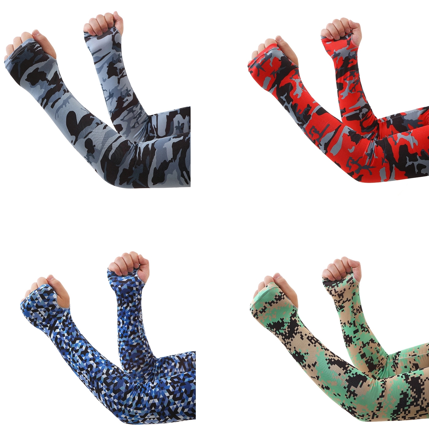Camouflage Sublimation Full Color Arm Sleeve With Palm 3