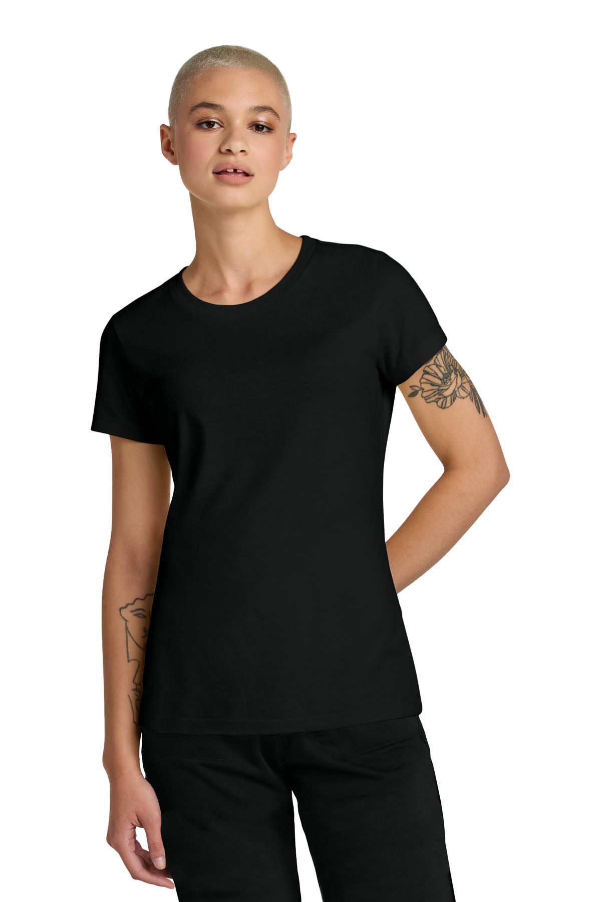 District Women's Perfect Weight CVC Tee DT188 7