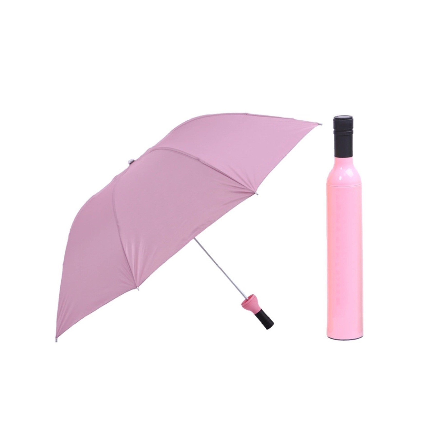 42" Arc Compact Beer Bottle Umbrella 11