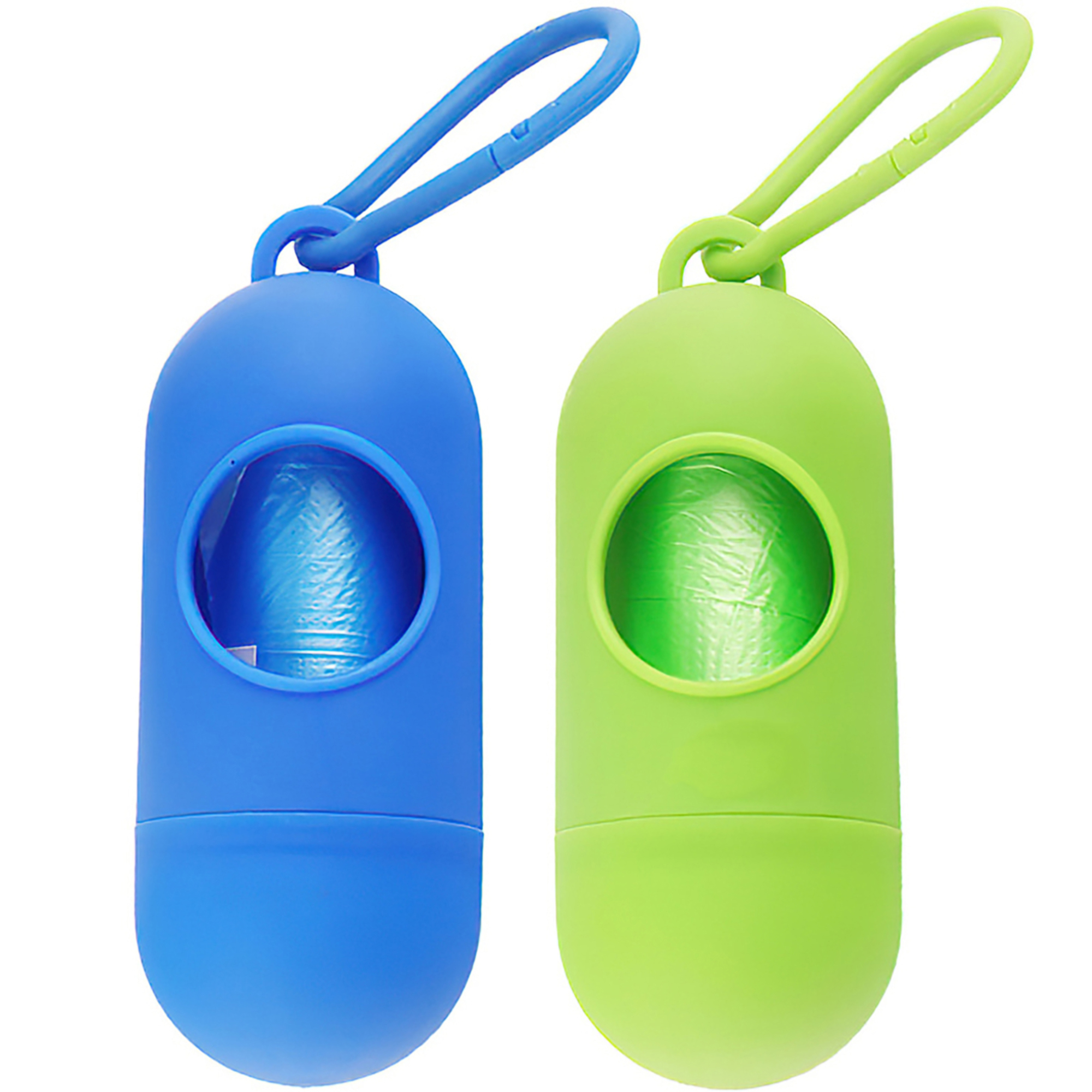 Dog Waste Bag Holder w/Carabiner Clip 5