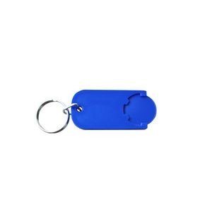 Rectangle Shopping Cart Token Keychain For Trolley Use 8