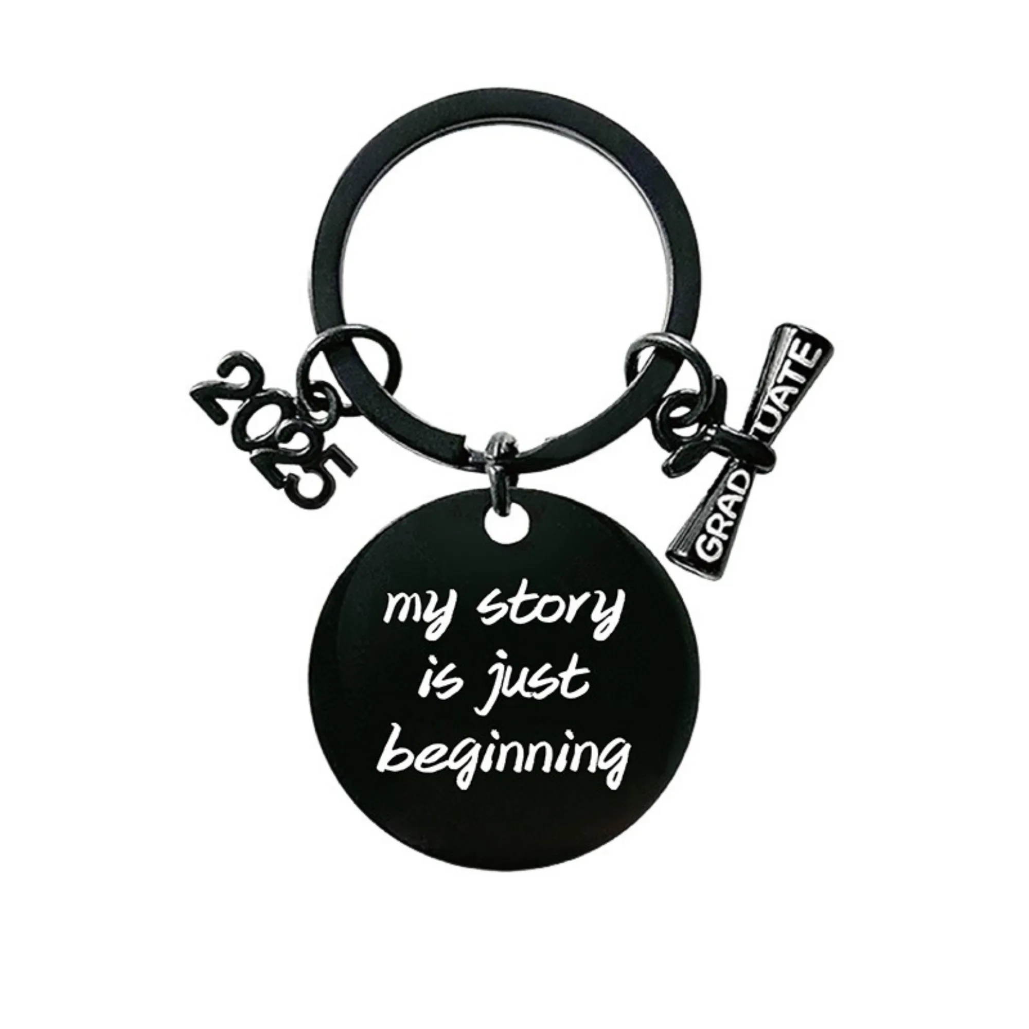 Stainless Grad Keychain 11