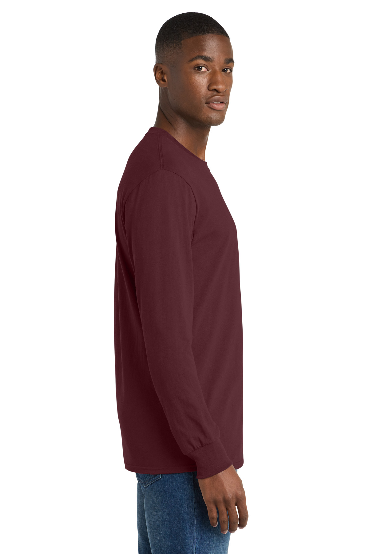 Port & Co Long Sleeve Core Cotton Tee. PC54LS 160