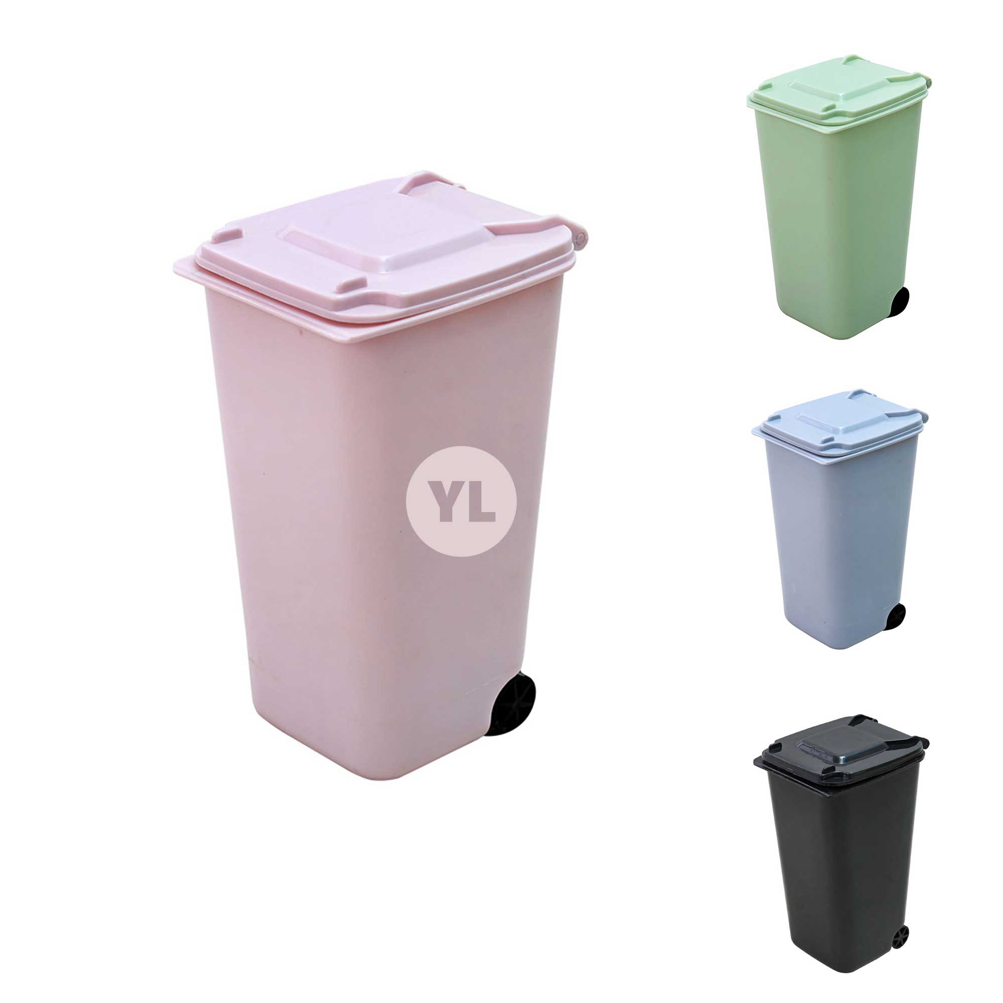 Small Plastic Desktop Wastebasket 2