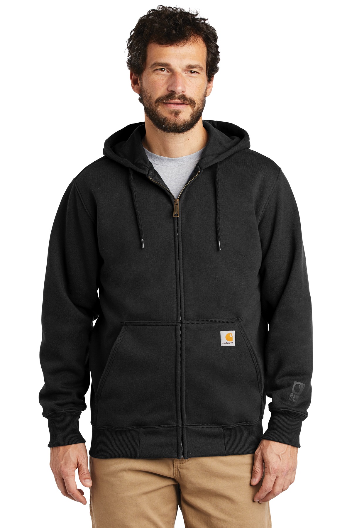 Carhartt® Rain Defender Paxton Heavyweight Hooded Zip-Front Sweatshirt 18