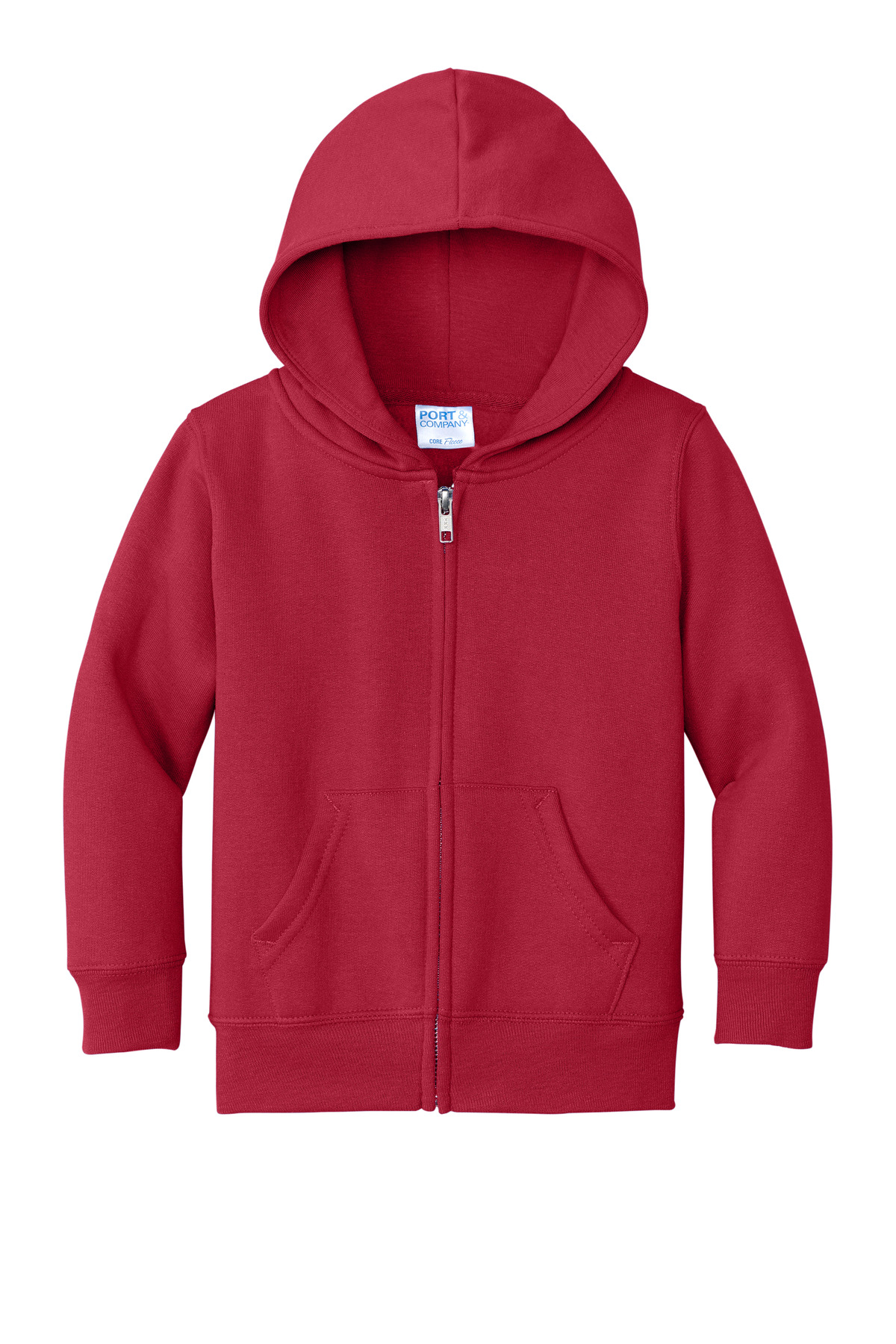 Port & Co Toddler Core Fleece Full-Zip Hooded Sweatshirt. CAR78TZH 41
