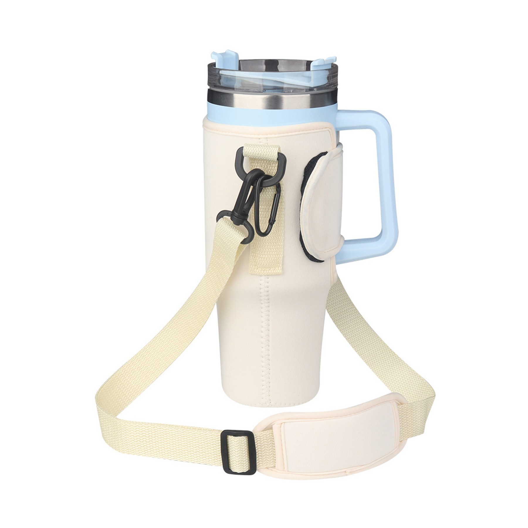 40 Oz. Adjustable Tumbler Sleeve Carrier Bag with Strap 6
