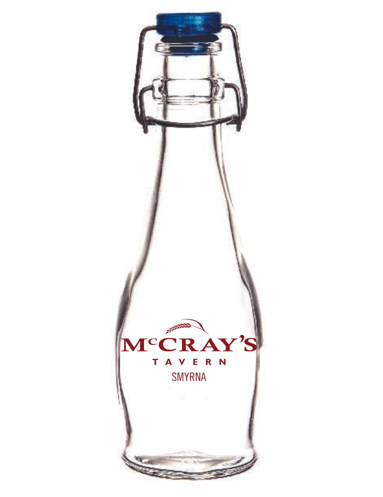 34 oz Libbey Clear Bottle w/ Flip-Top Wire Lid 4