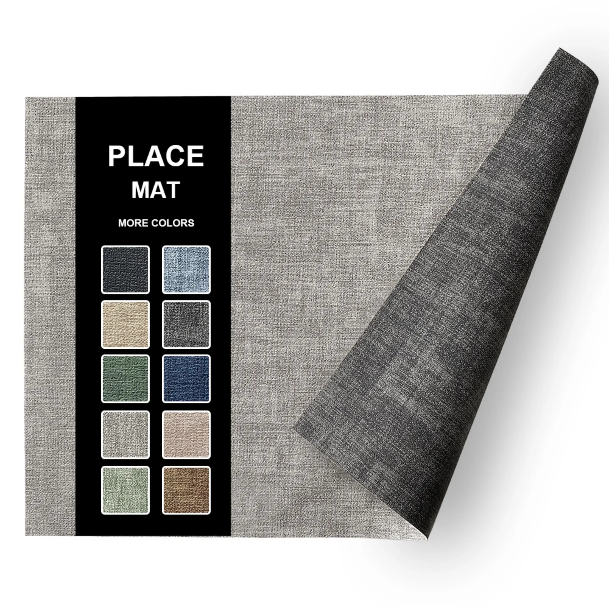 Premium Textured-Leather Placemats 8