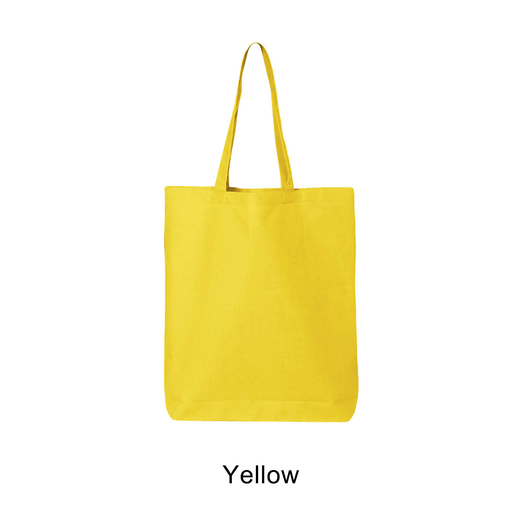 6 oz. 100% Cotton Canvas Tote Bag w/Bottom Gusset 23