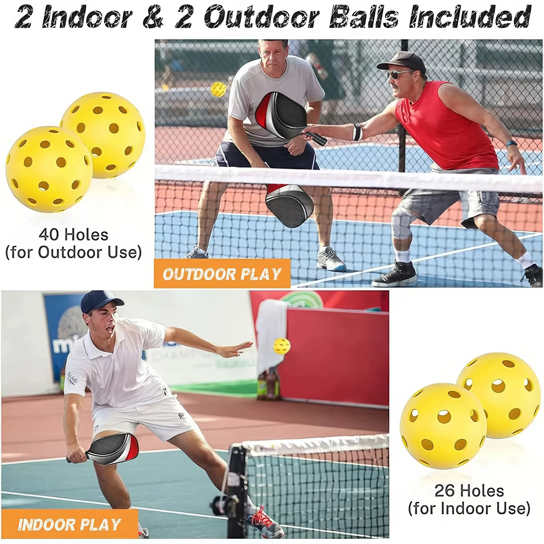 Pickleball Paddles Set 2