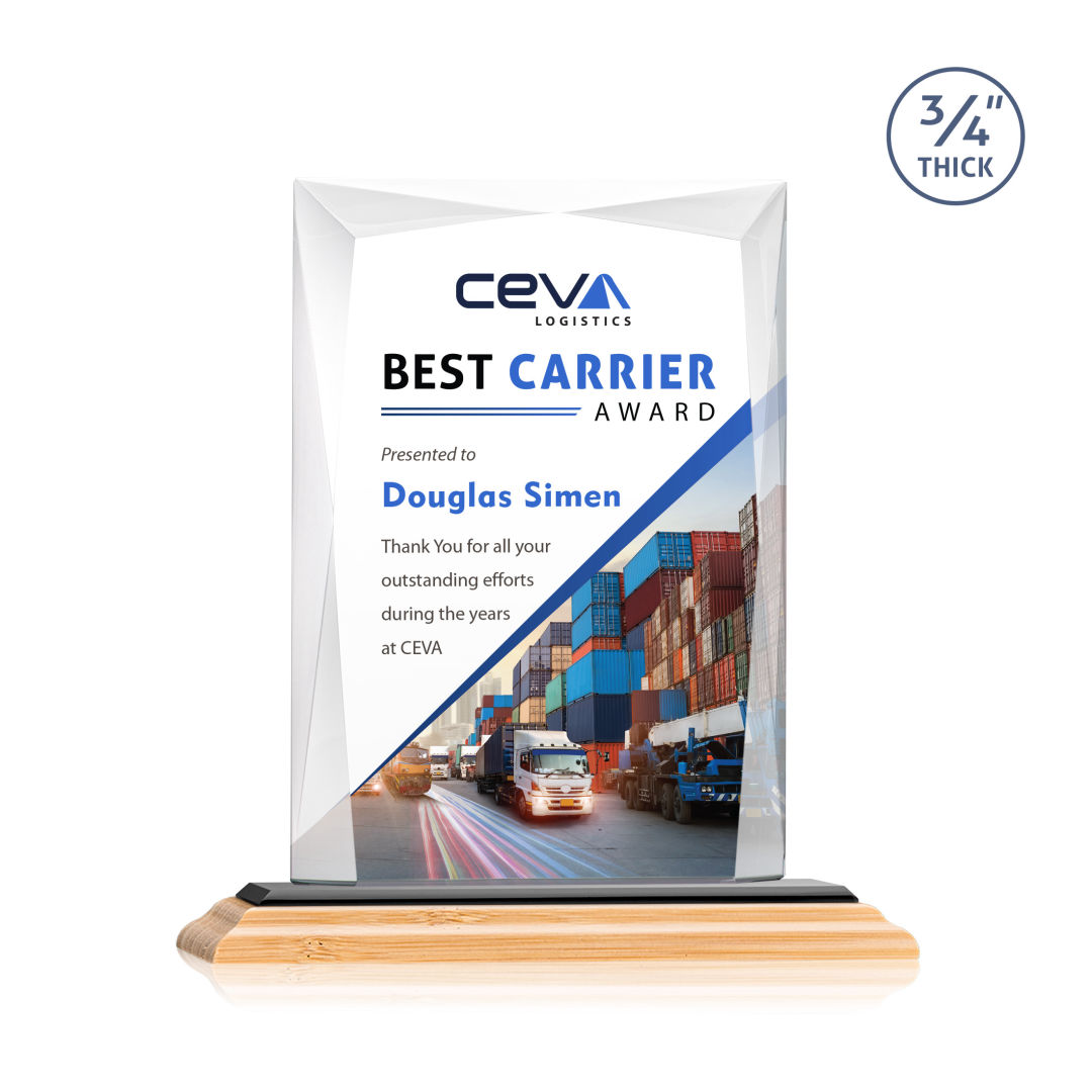 Messina VividPrint™ Award - Bamboo/Black 3