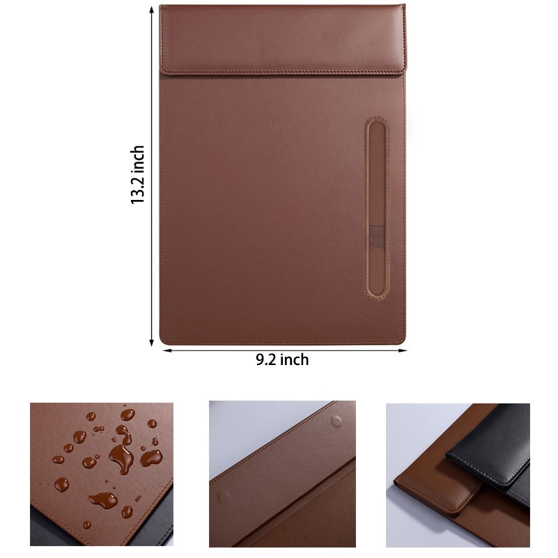 Leather A4 Conference Folder Writng Clipboard 2