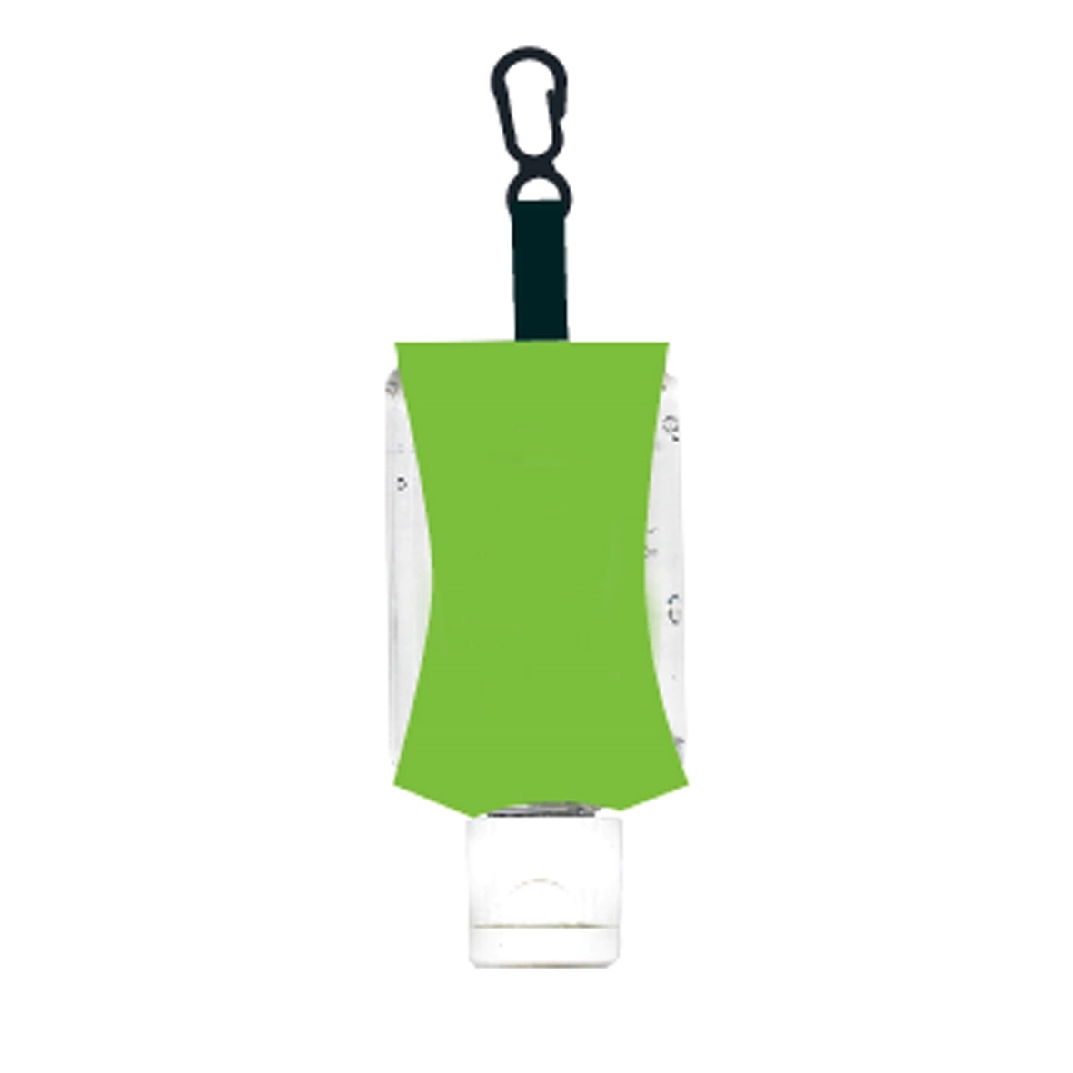Neoprene Cover for 1 oz Hand Sanitizer Bottle w/ Key Chain 3