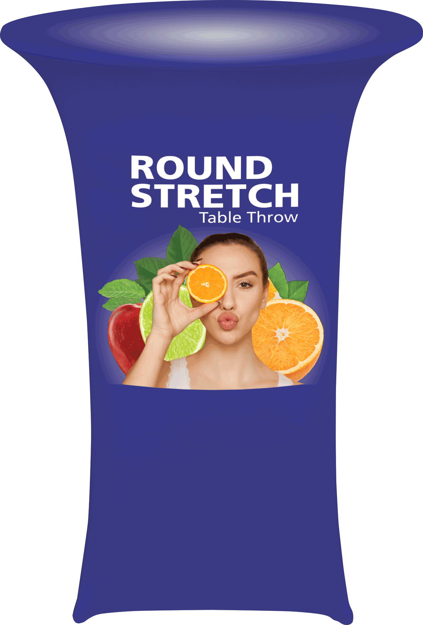 42" Round Stretch Table Throw (30" Diameter)