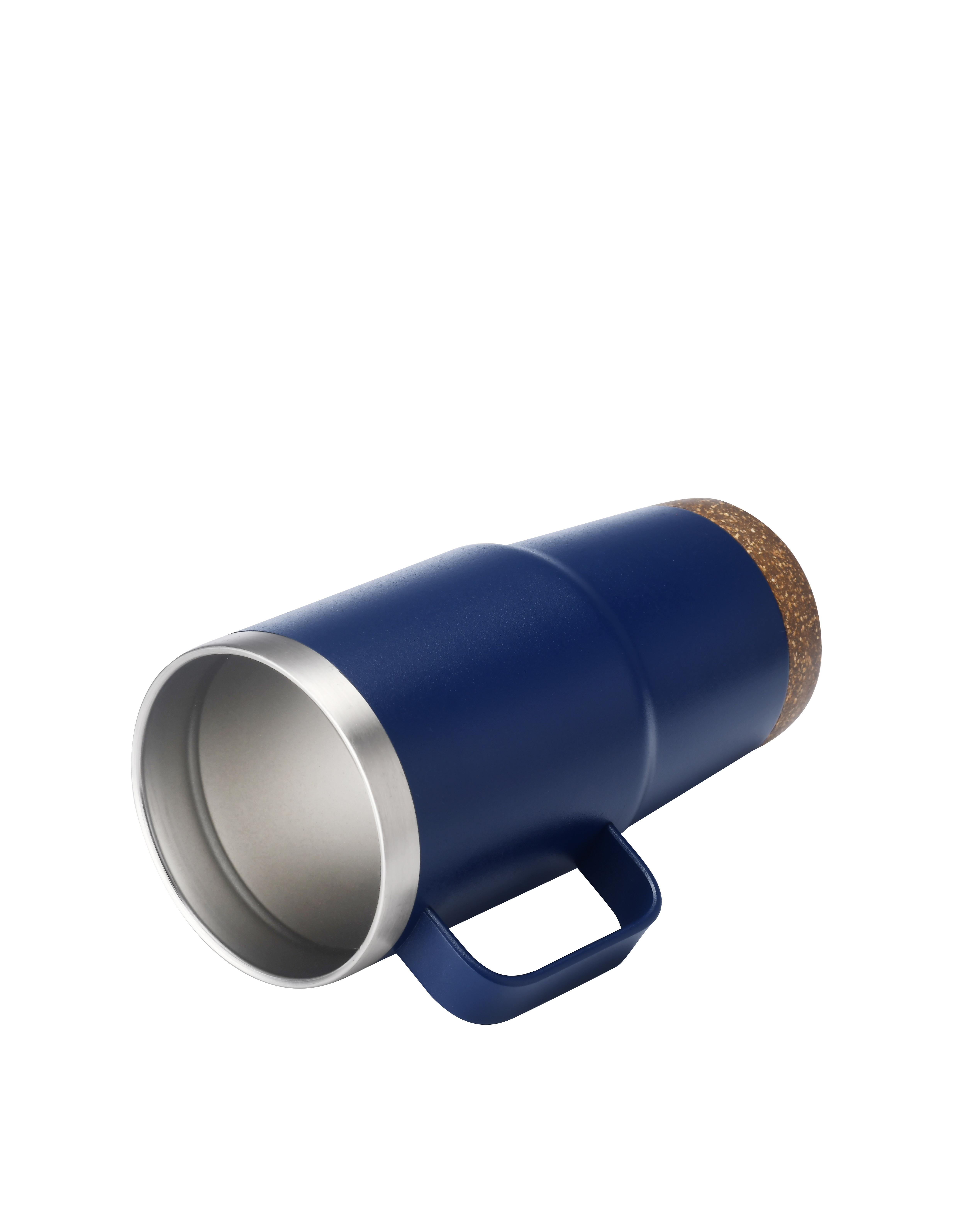 24 oz S/S Travel Mug with Cork Bottom 1
