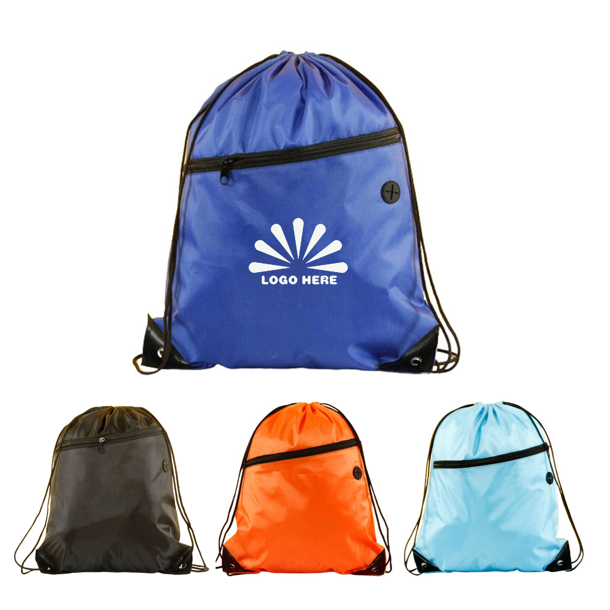 Zipper Drawstring Sports Pack 2