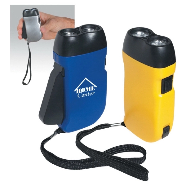 Hand Squeeze Flashlight w/ Wrist Band 3