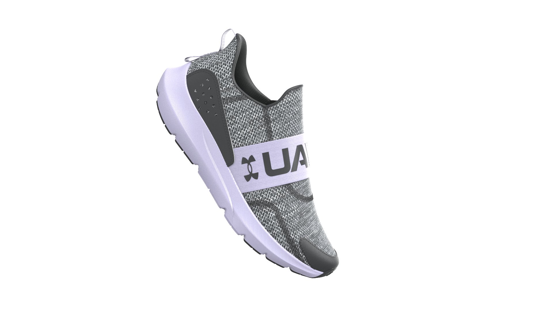UA Surge 3 Slip Girls' Running Shoes 7