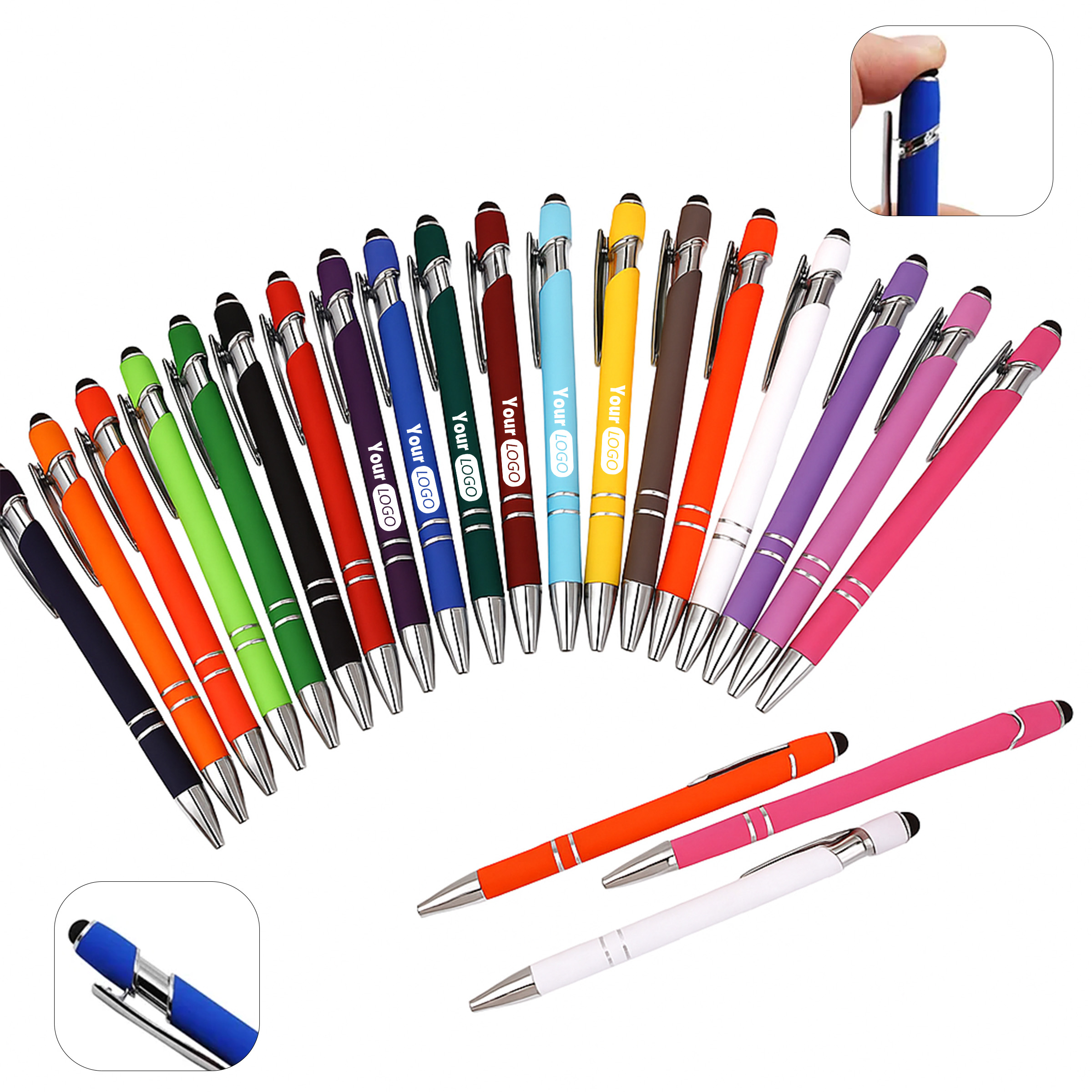 Retractable Stylus Tip Ballpoint Pen 1