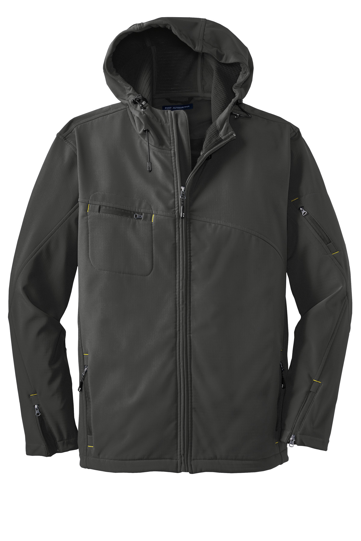 Port Authority Textured Hooded Soft Shell Jacket. J706 23