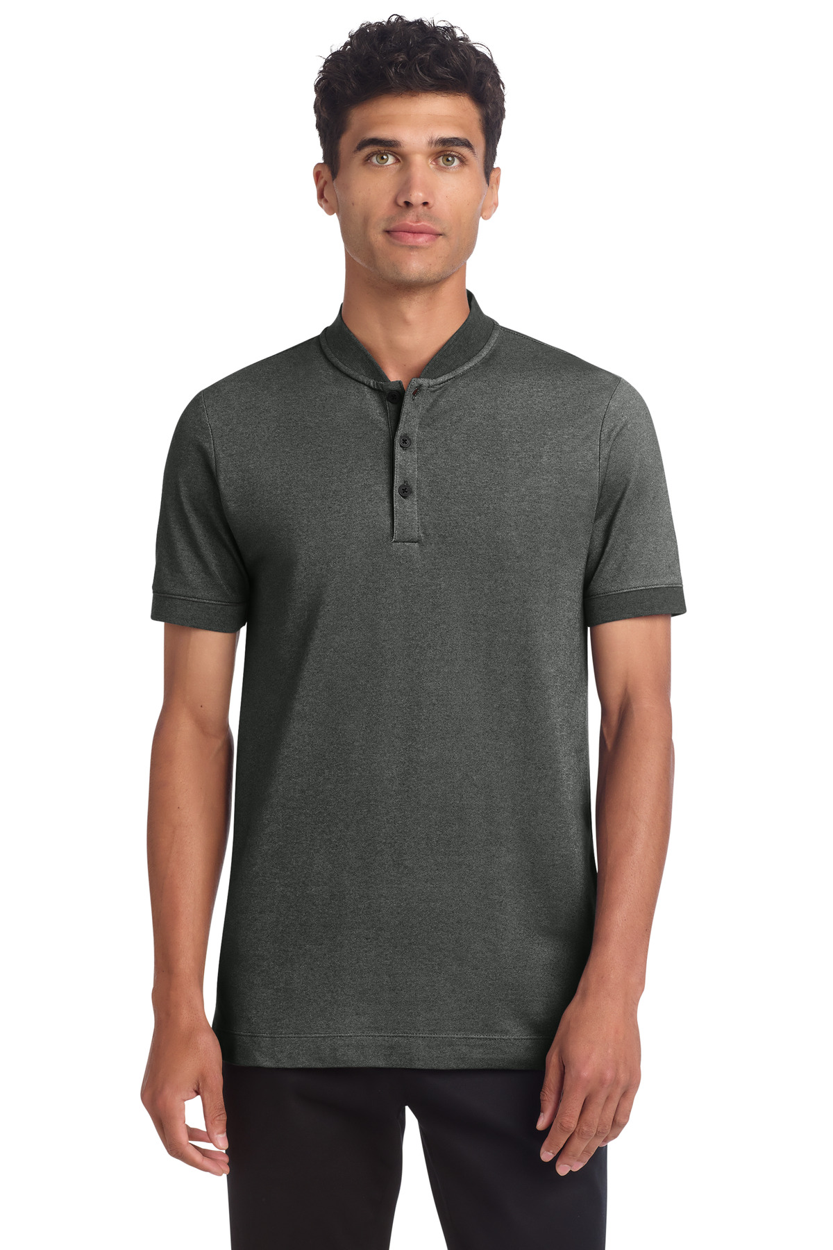Mercer+Mettle Stretch Pique Henley MM1008 49