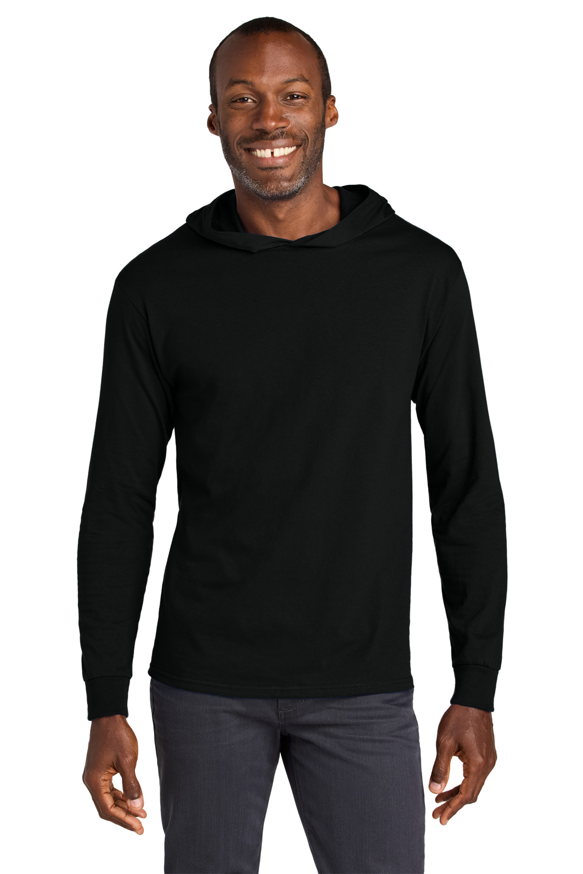 Jerzees Classics Unisex Cotton Long Sleeve Hooded T-Shirt 363LH 58