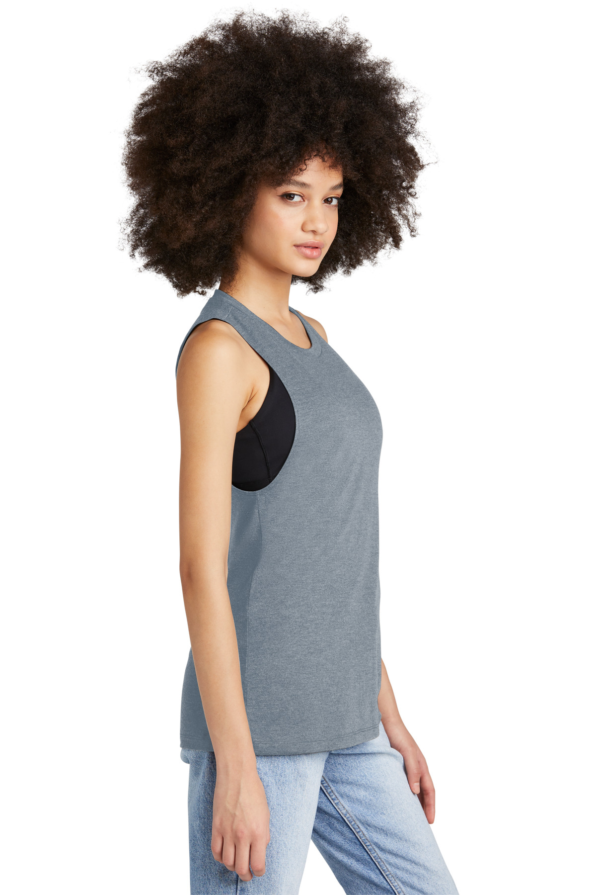 District Women's Perfect Tri Muscle Tank DT153 21