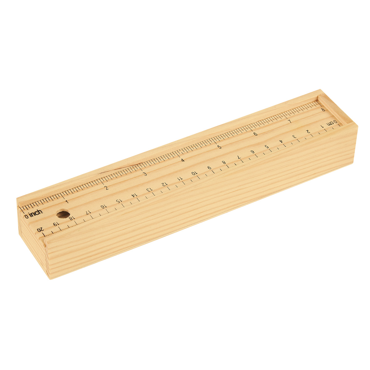 12- Piece Colored Pencil Set In Wooden Ruler Box 4
