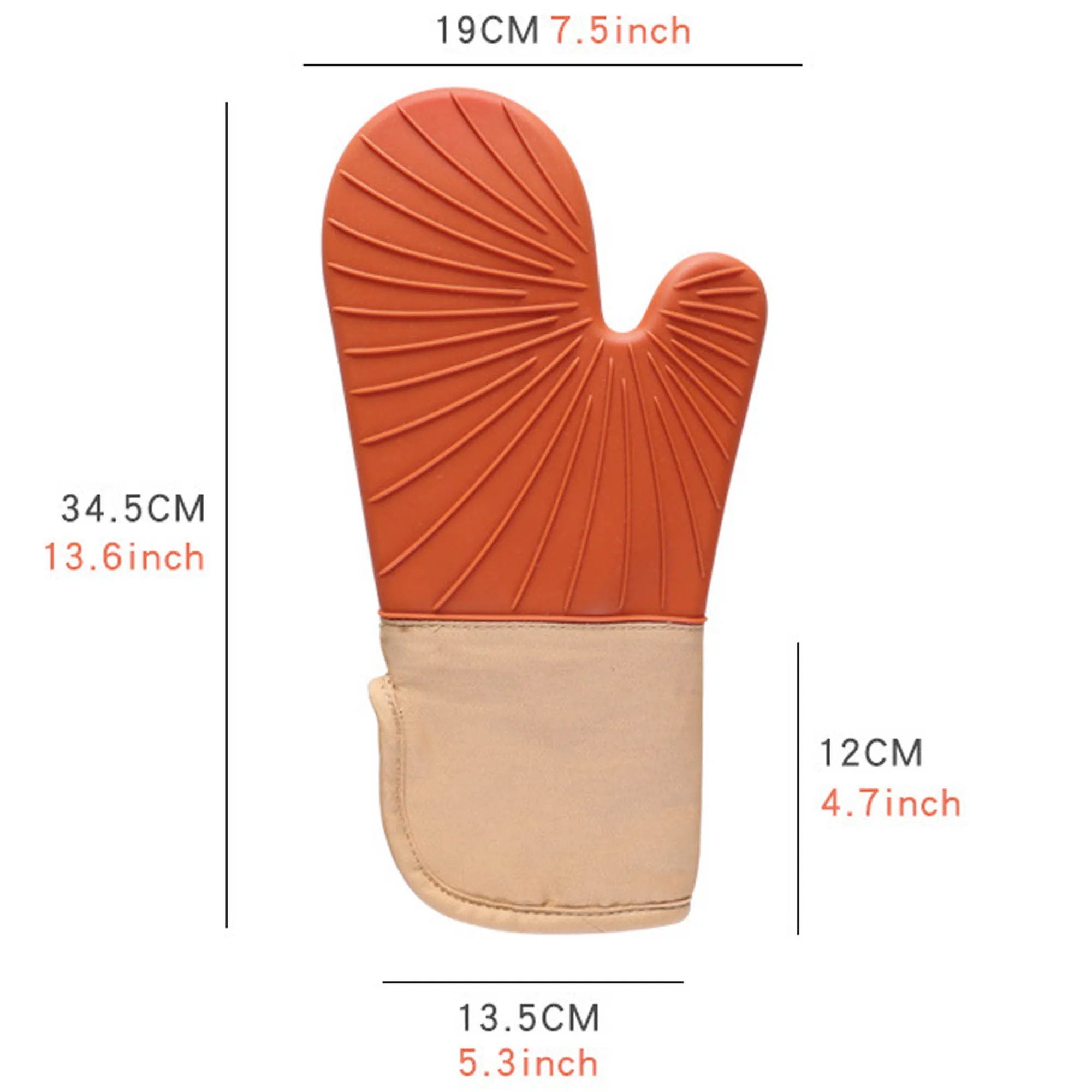 Heat-Resistant Silicone Oven Gloves 2