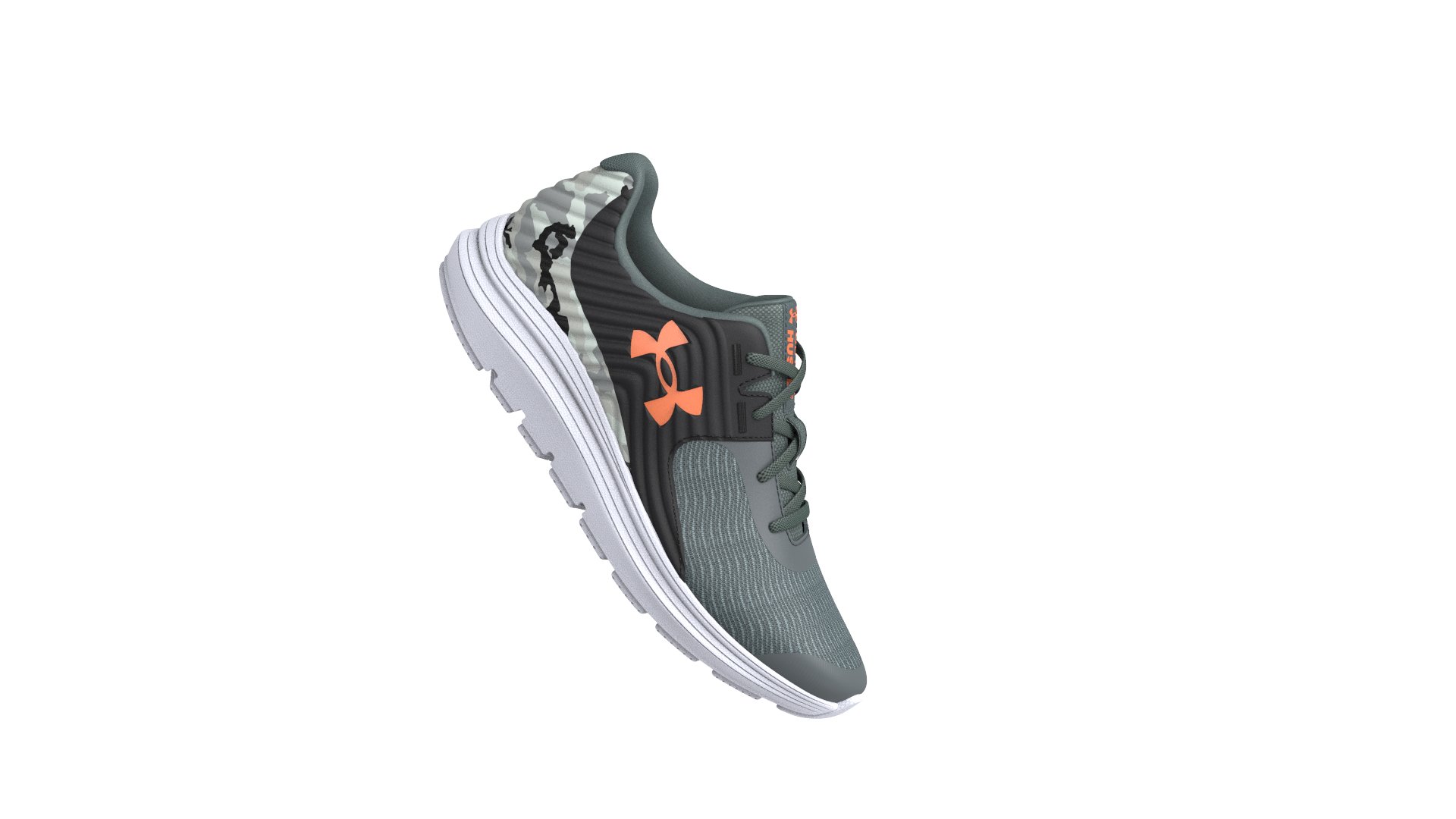 UA Outhustle Printed Boys' Pre-School Running Shoes 2