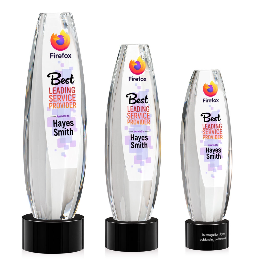 Hoover VividPrint™ Award on Marvel Base - Black 12
